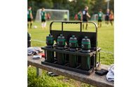 Water Bottle Carrier with Handle Compact Water Bottle Holder with Handle Space-Saving Foldable Drink Carrier for Coaches