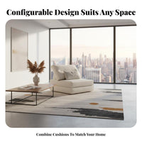 Removable and cleanable Cover sectional Block Sofa Bed Italian-Inspired design Living Room Furniture Corduroy Texture transformable Couch Easy Assembly for Apartment Dwellers, Guest Hosts, Homeowners, Small Spaces, Lounge Area