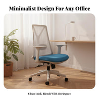 Ergonomic Mesh Rotating Chair Assist Office Furniture Reclining Function Computer Seat for Home Workers, Students, Study Room, Reception Area