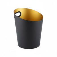 Stainless Steel Ice Bucket Stable Base Champagne Chiller Bucket Mirror Polished Finish Slanted Mouth Beverage Tub for Parties