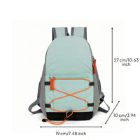 Compact Outdoor Backpack Lightweight Backpack with Elastic Cord Versatile Daypack Casual for Commuting