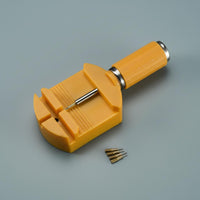Watch Repair Tool Set Multi-Functional Timepiece Connector Remover Kit Adjustable Base for DIY Enthusiasts