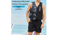 Front Zipper Closure Neoprene Life Jacket Contoured Neoprene Life Vest Padded Zippered Flotation Vest