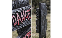 Halloween Ground Sign with Stakes Outdoor Lawn Sign with Post Weather Resistant for Halloween, Porch