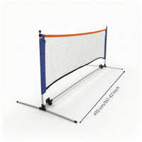 Sports Net with Steel Frame Portable Practice Net with Metal Stand Freestanding for Park, School Field