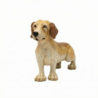 Realistic Hand-Painted Resin Figurine Detailed Molded Animal Sculpture Figurine Freestanding Decorative Animal Ornament Solid Base for Shelf