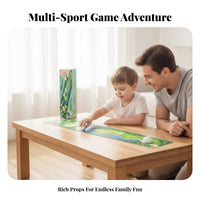 Parent-Child Interaction Tabletop Shuffleboard Curling Set Effortless Gliding Pucks Portable Curling Shuffleboard Game Educational Fun