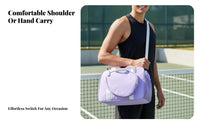 Pickleball Bag Waterproof Pickleball Paddle Bag Large Capacity Adjustable Strap for Training, Gym