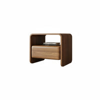 Minimalist Design Single-Drawer Bedside Table Modern design Bedroom Furniture Luxury Feel Nightstand accessible Shelf for Homeowners, Apartment Dwellers, Students, Dorm Room, Hotel, Office, Entryway