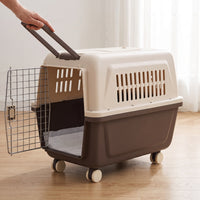 Pet Carrier Airline Approved Travel Crate for Cats Small Dogs Rabbits Large Dogs Portable