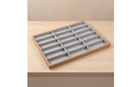 Glasses Display Tray Sturdy Sunglass Organizer Eyewear Display with Compartments Large Capacity Glasses Storage Holder Organized