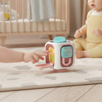 No Battery Needed Rotating Activity Box Early Learning Busy Cube Toy Compact Baby Busy Ball Toy Travel Friendly for Toddlers