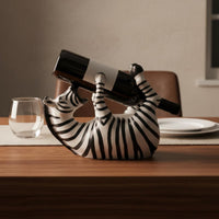 animal Statue Vino Rack Stable Base animal Figurine Bottle Holder Easy to Clean Decor for Restaurant