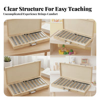 Metal Bar Xylophone Portable Carry Case 10-Note Xylophone Bright Clear Audio Instrument