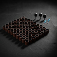 Sanding Drum Kit Rough Rotary Sanding Drum Set Cylindrical Hardware for Woodworkers, Hobbyists, Rust Removal