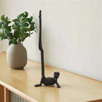 Frog Paper Towel Holder Rustic Paper Towel Holder with Frog Top Metal Vertical for Dining Table