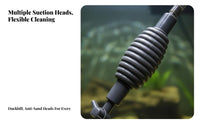 Aquarium Siphon Vacuum Multifunctional Aquatic Habitat Gravel Cleaner