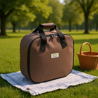 Electric Griddle Travel Bag Padded Griddle Carry Bag Boxy Top Handle