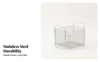 Metal Wire Basket Stackable Wire Basket Carry Handles Handle for Countertop