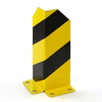 Storage Rack Guard Foot Industrial Warehouse Storage Rack Guard with Mounting Base Impact Resistant Column Protector for Officers
