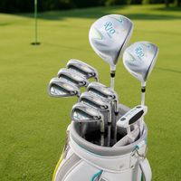 9 Golf Clubs Set for Men, Beginner Friendly Golf Club Package with Driver, Hybrid, Irons, Putter & Bag