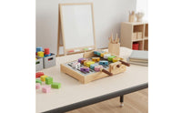 Fine Movement Skills Pretend BBQ Grill Toy Educational Wooden Barbecue Playset Realistic Kids Grill Playset Polished Edges for Kindergarten
