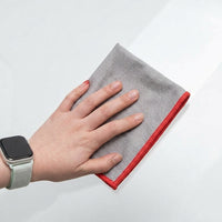 Lint-resistant Microfibre Cloth, 30x30cm Microfibre Cloth for Kitchen and Bathroom, Machine Washable Cleaning Cloths with Stitched Edges