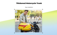 Waterproof Motorcycle Trunk