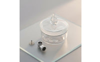Glass Cleaning Jar with Mesh Sieve Precision Made for Watchmakers, Jewelers