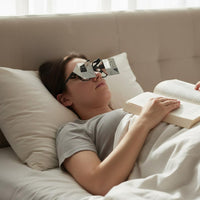 Lying down Watching Glasses Clip Anti-Slip Horizontal Flip Flip up Mechanism Bed Lens Spectacles for Elderly