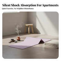 Non-Slip Foldable Exercise Mat Shock Absorption Folding Exercise Mat Thickened Quiet for Home Use, Gym