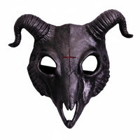 edgy goat prong face covering for all genders pronged Monster face covering Dark & aesthetic for Halloween Parties
