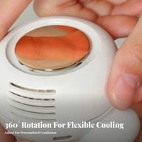 Attachable Mini 360-Degree fanDegree Adjustable Bladeless Mini Fan Compact Cooling Device