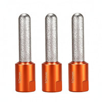 3 Pieces Diamond Burr with M10 Thread Abrasive Tool Accessory Long-Lasting