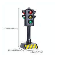 Educational Talking Traffic Light Lights and Sounds Toy Traffic Light Role Play Fun for Preschoolers, Toddlers, Classroom, Playroom