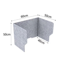 Sound Absorbing Desktop Privacy Board Sneeze Guard Office Desk Privacy Panel No Installation Required Acoustic Desk Screen Easy Setup for Students, Telecommuting Workers, Classrooms, Accessible-Plan Offices, Libraries