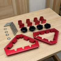 2 Pieces Right Angles Positioning Square Anodized Right Angles Clamp Heavy Duty Corner Clamp for Carpenters, Workshop