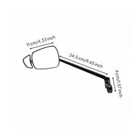 Adjustable Cycle Handlebar Mirror Easy Installation Vehicle Accessory Secure Mount for Cycling