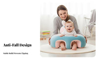 Learn to Sit Aid creatureShaped Sitting Assistant Ergonomic Backrest Soft Dinosaur Baby Sofa 360-Degree Support Infant Floor Chair Anti-Tip Design for Infants, Toddlers, Parents, Nursery, Playtime, Living Room, Indoors