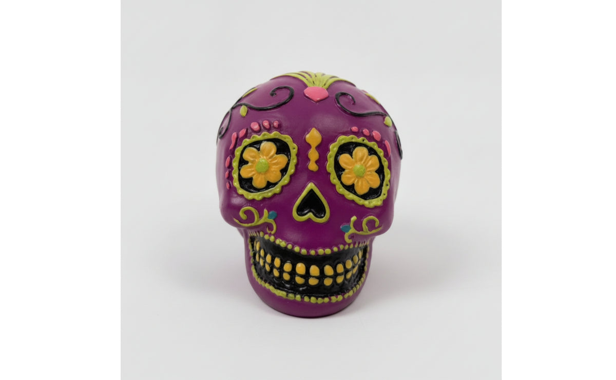 Cranium Ornament Day of the Dead Style Tabletop Cranium Decor Decorative for Collectors, Desk, Mantel