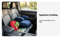 Isofix Compatible Backless elevateer seat Universal Fit Child Safety Restraint Easy Installation Vehicle Accessory Comfortable seating for Children 3-12 Years, Older Kids, Parents, Car, Travel, everyday Commute