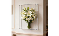 Acrylic Shadow Box Easy to Assemble Acrylic Display Box Decorative Wall Mount Display Case for Dried Flowers, Memorial Arrangements