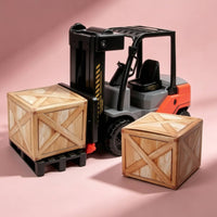 Forklift Truck playthingForklift Toy Inertial Construction Vehicle for Young Children, Boys