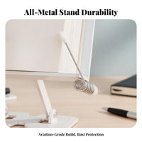 Multi-Functional Adjustable Bookrest Foldable Book Stand Handsunrestricted Study Tool Eron-the-travelnomic Design for Musicians, Professionals, Desk, Bedroom, Office, Living Room