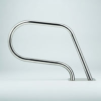 Stainless Steel Pool Handrail Cylindrical Pool Handrail with Hardware Sturdy Long-Lasting for Water Park