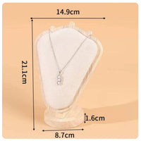 Freestanding Goatantler Necklace Stand Upright Necklace Display Stand Compact Home Decor Scratch Protection