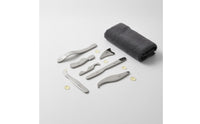 6 Pieces Myofascial Release Tool Set Smooth Silver Finish Muscle Tool Set Multi-Shaped Stainless Steel Massage Tools