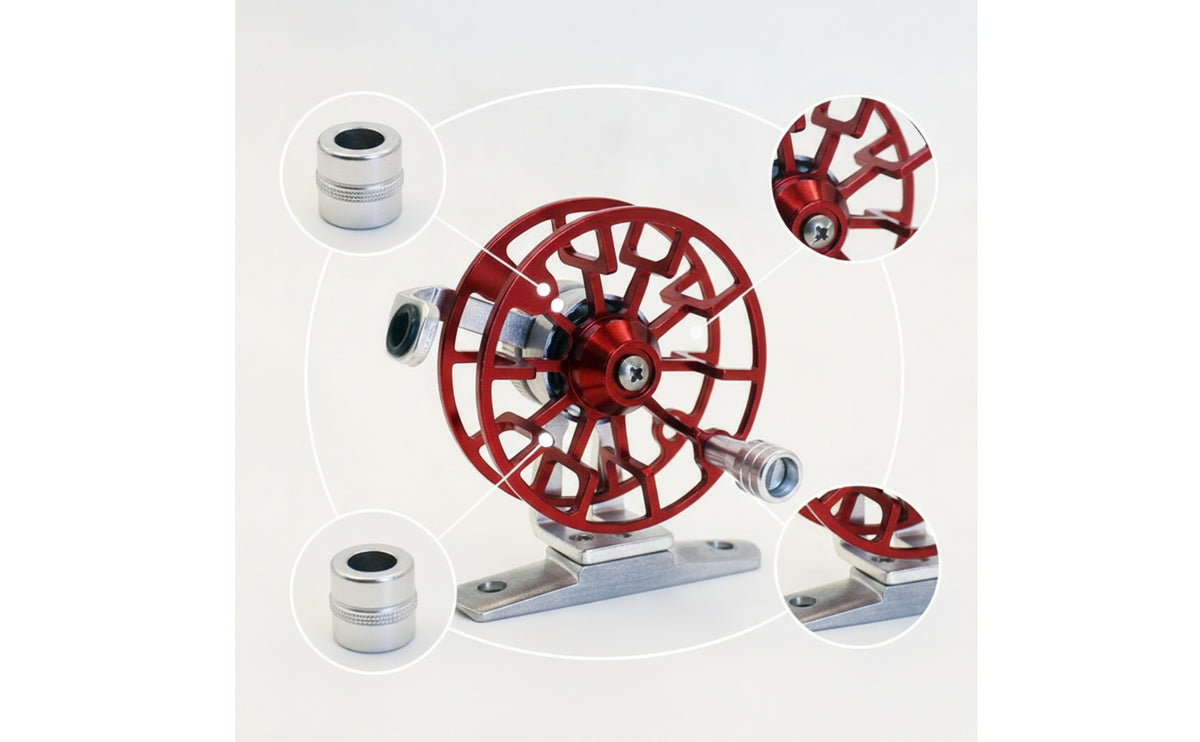 Lightweight Fishing Reel with Metal Handle Compact Front Drag Reel Long-Lasting Tackle Smooth for Anglers