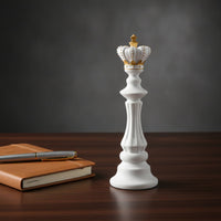 Chess Figurine Carved Chess Piece Statue Tabletop Ornament for Collectors, Study, Desk