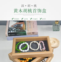 Solid Wood Jewelry Storage Box with Five Layers